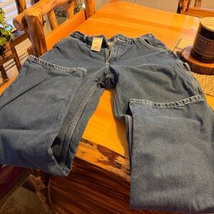 Carhartt Men's Dark Blue Straight Jeans